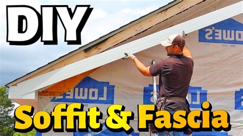 How To Install Soffit And Fascia - YouTube