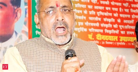 Giriraj Singh gets relief from HC in case of hate speeches - The Economic Times