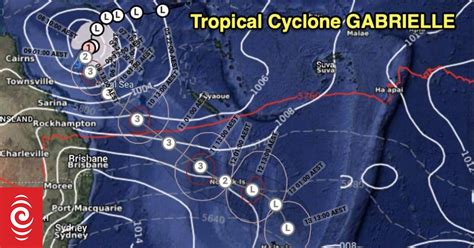 Uncertainty clouds path of newly named Tropical Cyclone Gabrielle ...