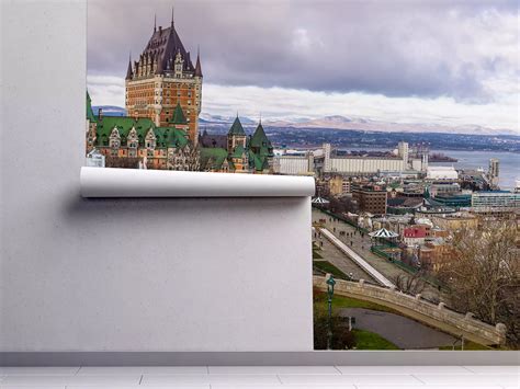 COLORFUL QUEBEC CITY – Merawalaprint - Cityscape Wallpaper