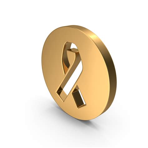 Gold Ribbon Icon PNG Images & PSDs for Download | PixelSquid - S12041423F