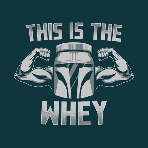 This Is The Whey - Gym - Pin | TeePublic