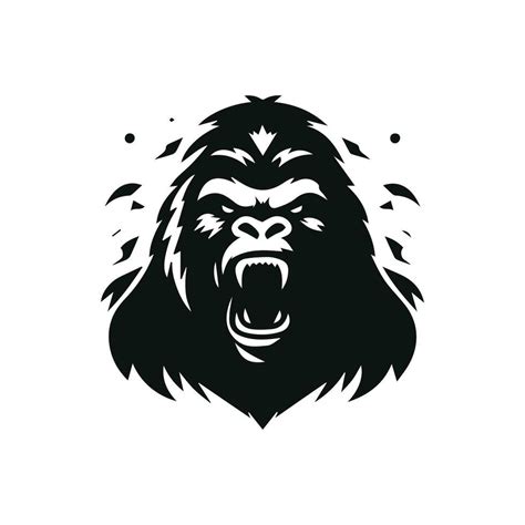 Angry Gorilla logo - Gorilla icon, vector illustration 35625268 Vector ...