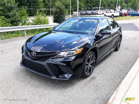 2020 Midnight Black Metallic Toyota Camry SE AWD #138430956 Photo #24 | GTCarLot.com - Car Color ...