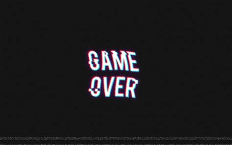 Wallpaper : black, video games, text, logo, retro games, distortion, GAME OVER, brand, 2880x1800 ...