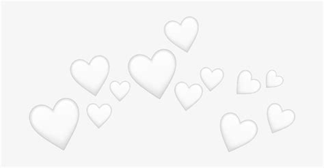 White Heart Tumblr Hearts Whitehearts Aesthetic Aesthet - Heart PNG Image | Transparent PNG Free ...