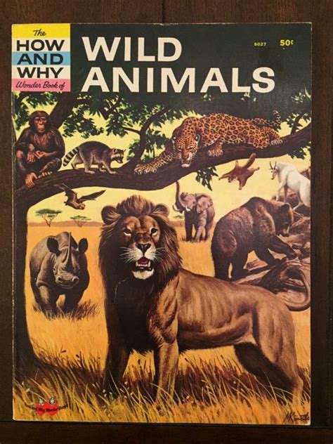 The How and Why Wonder Book of Wild Animals softcover | Etsy | Wonder ...