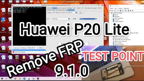 Huawei P20 Lite ( ANE-LX1 ) Remove FRP with HalaBtech / TEST POINT ...