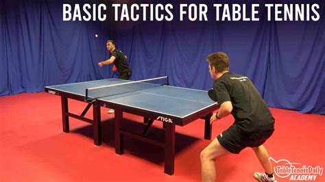 Basic Tactics for Table Tennis image - TableTennisDaily Academy