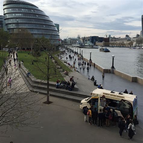 The view from the London Bridge...