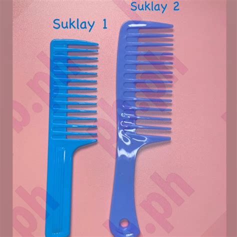 Plastic Comb Suklay Hygiene Kit Colorful Hair Brush Unbreakable Styling ...