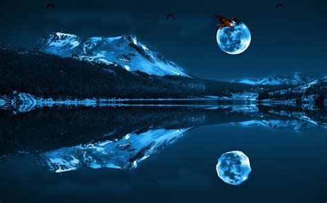 Blue Moon Wallpaper Desktop - WallpaperSafari