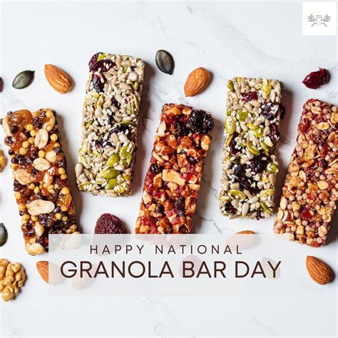 Let's take a moment to celebrate National Granola Bar Day! Whether you ...