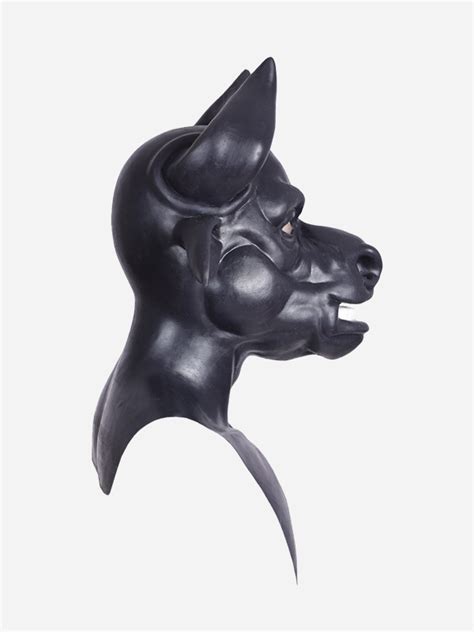 Silicone Black Bull Mask