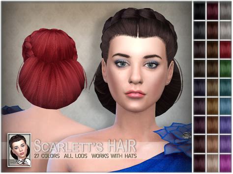 BAkalia's Scarlett's Hair | Historical hairstyles, Sims 4 black hair, Victorian hairstyles