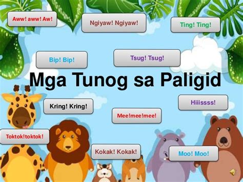 Mga Tunog sa Paligid