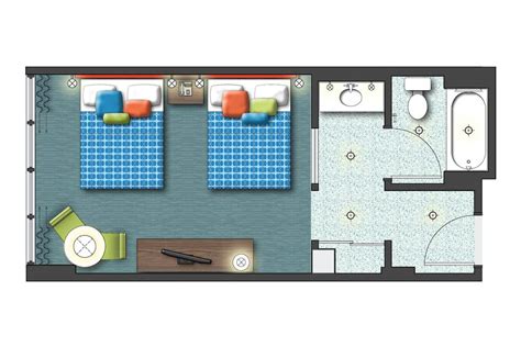 Cabana Bay 2 Bedroom Suite Floor Plan | www.resnooze.com