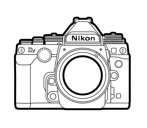 Photo camera #119905 (Objects) – Free Printable Coloring Pages