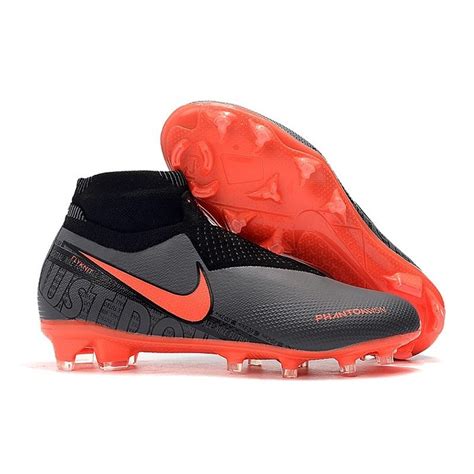 Nike Phantom VSN Elite DF FG Mens Boot Black Crimson