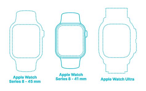 Apple Watch Series 8 - 41 mm Dimensions & Drawings | Dimensions.com