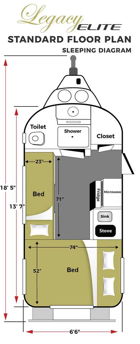 Oliver Travel Trailer Floor Plans - floorplans.click