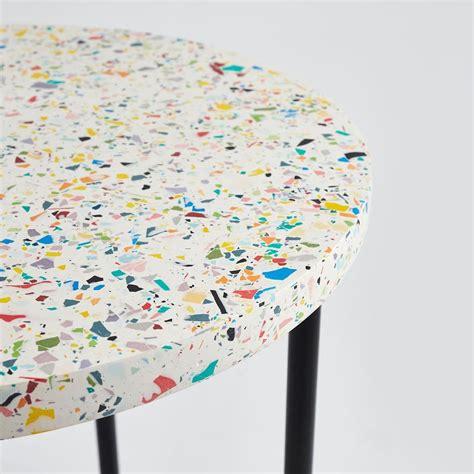 Terrazzo Table | Recycled plastic furniture, Terrazzo, Recycle design