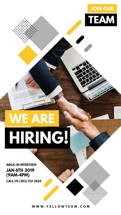 Creative job vacancy Instagram Story Ad template | Recruitment poster design, Instagram ads ...