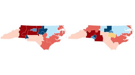 North Carolina redistricting 2022: Congressional maps by district