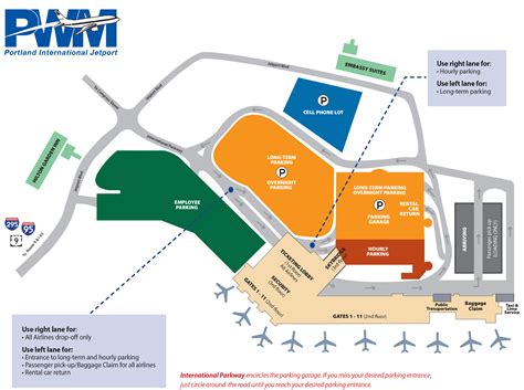 Jetport Map | Portland International Jetport