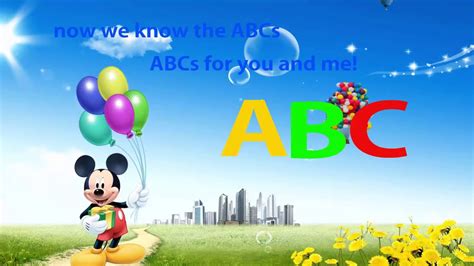 ABC SONG MICKEY MOUSE ABC SONG FOR KIDS NURSERY RHYMES AND KIDS SONGS ...