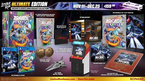 Konami Arcade Classics Anniversary Collection Switch Physical Editions Announced, Pre-Orders ...