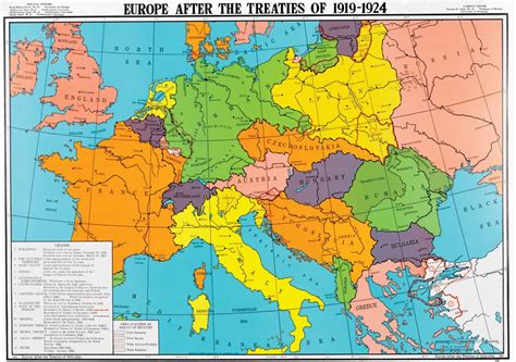 name three differences from the European map between Before 1910 and After 1924? | Socratic