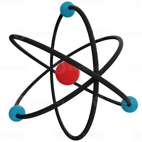 Atom 3D Illustration 10258737 PNG