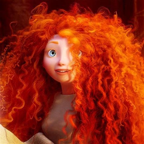 Merida is completely gorgeous. And Scottish. And her hair is ...