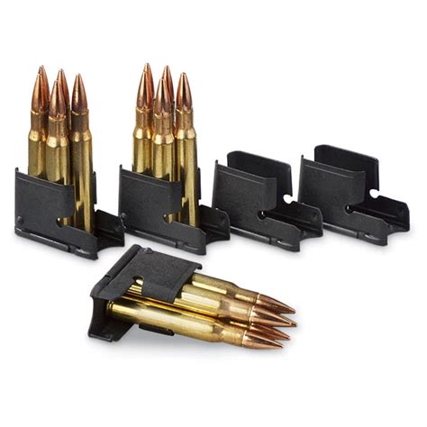 5 - Pk. M1 Garand 5 - rd. Clips - 71283, Handgun & Pistol Mags at Sportsman's Guide