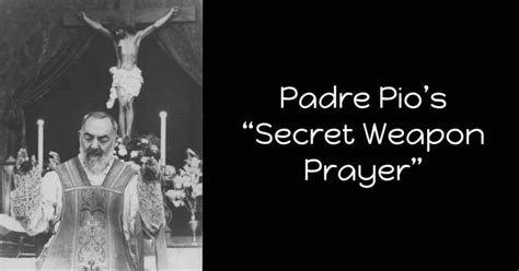 The Miracle Prayer Used By Padre Pio | Miracle prayer, Prayers ...