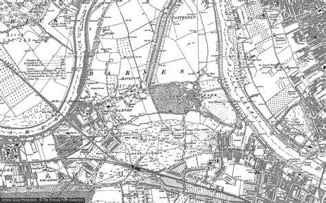 Old Maps of Barnes, Greater London - Francis Frith