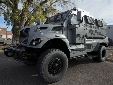 Montana cities contrast on armored police vehicles