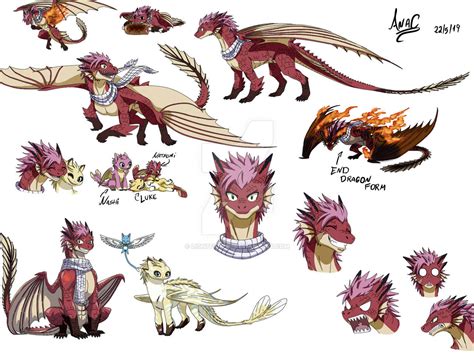 Natsu Dragon Form by LightFury96 on DeviantArt