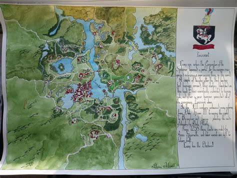 [OC][ART]Map of Toussaint, hand-drawn : r/WitcherTRPG