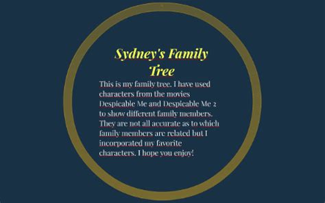 Sydney's Family Tree by Sydney Sweeney on Prezi