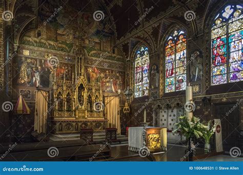 Basilica of the Holy Blood - Bruges - Belgium Stock Image - Image of roman, golden: 100648531