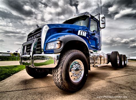 Big Mack Truck | A brand new Mack truck stands ready and wil… | Flickr