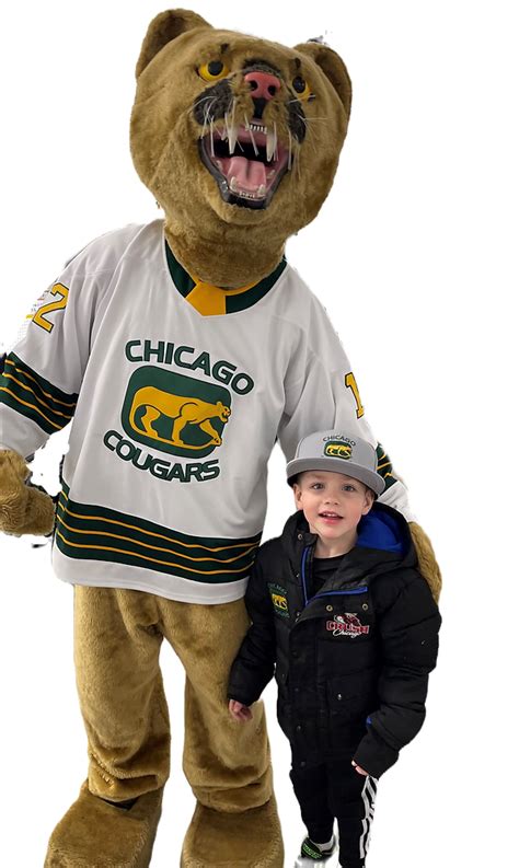 Meet the Chicago Cougars Mascot: Cody the Cougar!