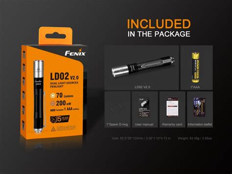 Fenix - LD02 V2.0 | Extreme Flashlights | OPA Extreme