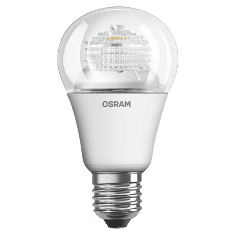 Osram 9 watt ES-E27mm Clear Dimmable GLS Household LED Light Bulb