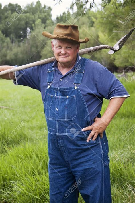 Old Farmer Portrait Stock Photo, Picture And Royalty Free Image ... Denim Overalls, Dungarees ...