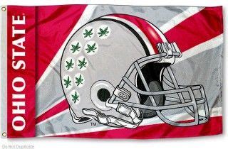 Ohio State Football Flag | Ohio state flag, Ohio state buckeyes, State flags