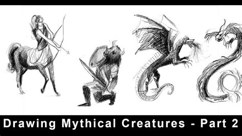 Mythical Creatures Drawings