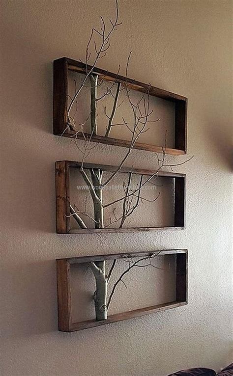 wood pallets wall decor art | Wood pallet wall decor, Pallet wall decor ...